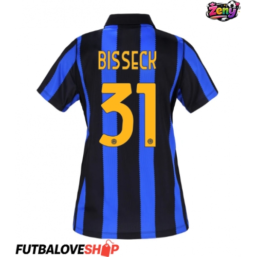 Dres Inter Milan Yann Bisseck #31 Domáci pre Ženy 2026-27 Krátky Rukáv